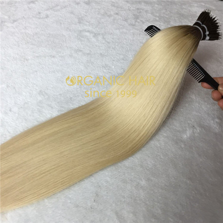 Hair extensions to order--Nano ring hair extensions C16